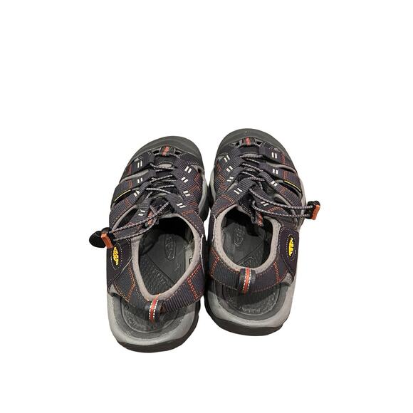 KEEN Newport H2 Waterproof Hiking Sandals Men’s 10 Black Orange Trail main image 9